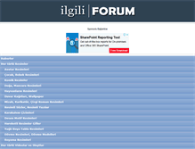 Tablet Screenshot of ilgiliforum.com